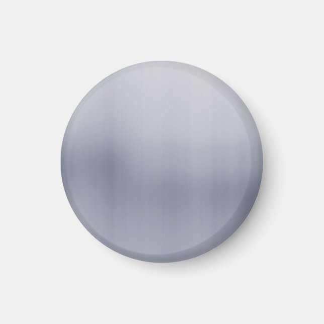 Aimant Aluminium brossé brillant Texturé (Devant)