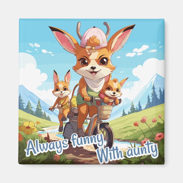 Aimant Always funny with aunty (Devant)