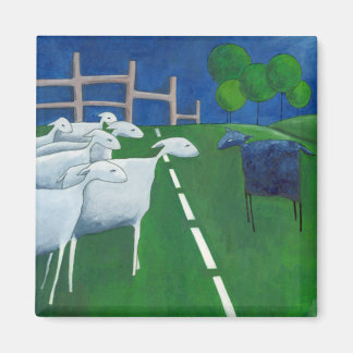 Aimant Amande de mouton noir