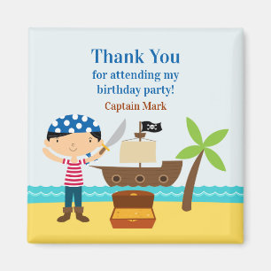 Aimant Amande de pirate Merci