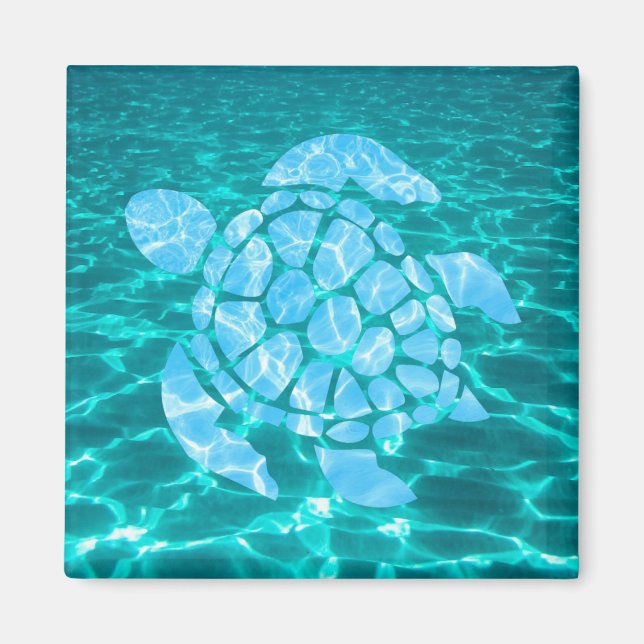Aimant Amande de tortue de mer (Devant)