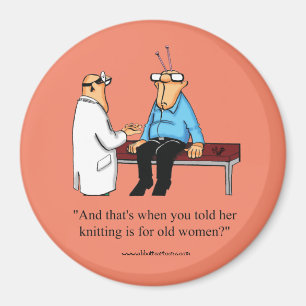 Aimant Amant de Humour de Tricot amusant