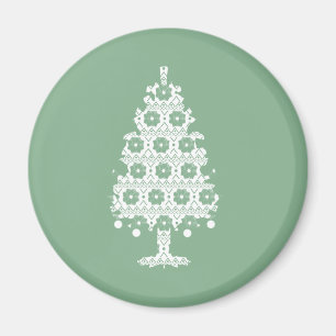 Aimant Amante d'hiver Knit Christmas Tree