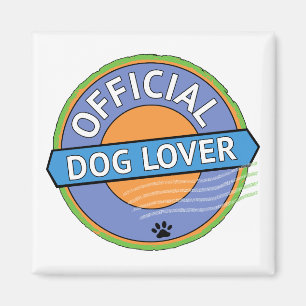 Aimant Amateur de chiens officiel   