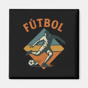 Aimant Amateur de Fútbol Style Rétro Vintage 