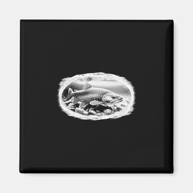 Aimant Amateur de pêche à la mouche sèche pour truites de (Devant)