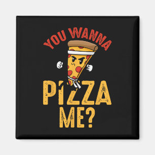 Aimant Amateur de Pizza - Tu Veux une Part de Moi Ninja K