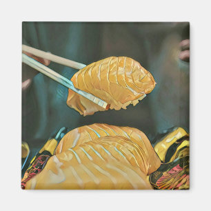 Aimant Amateur de sushi asiatique