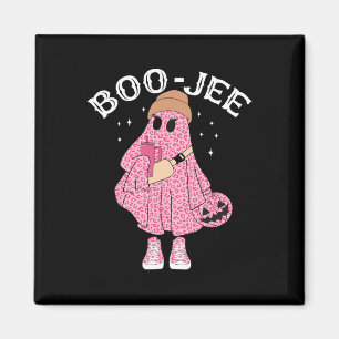 Aimant Amateurs de café mignon fantôme Halloween Costume
