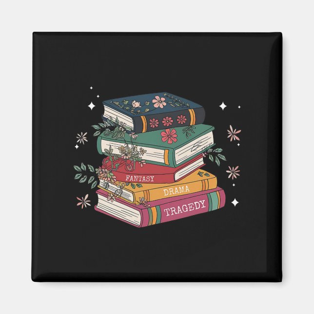 Aimant Amateurs de livres Imaginaire Drama Tragedy Subtle (Devant)