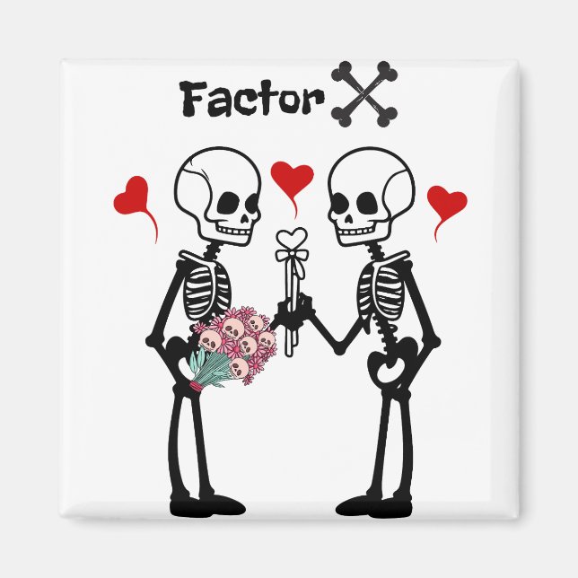 Aimant Amateurs de skeletons (Devant)