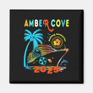 Aimant Amber Cove 2025 Famille Voyage Groupe d'amis Vacan