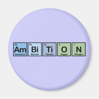 Aimant Ambition faite d'éléments
