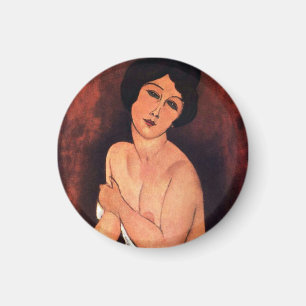 Aimant Amedeo Modigliani Grande Femme Assis