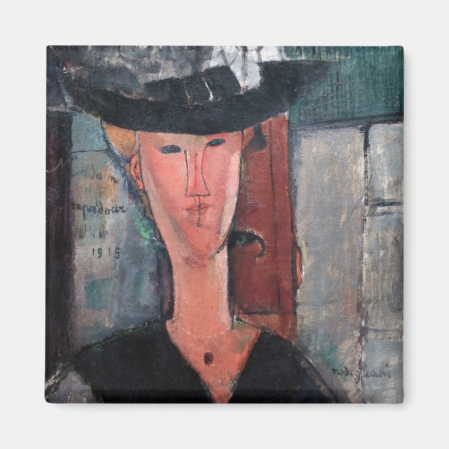 Aimant Amedeo Modigliani - Madame Pompadour (Devant)