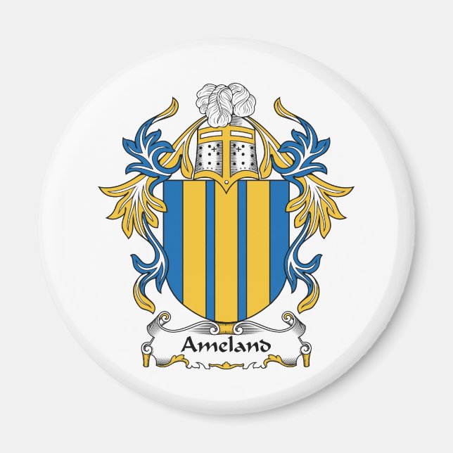Aimant Ameland Family Crest (Devant)