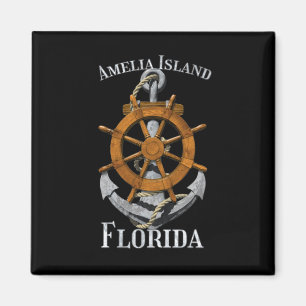 Aimant Amelia Island Floride Vacances Ancres nautiques He
