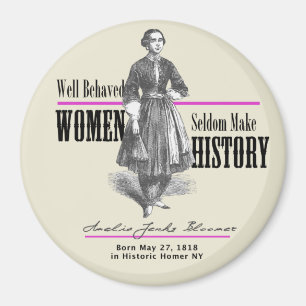 Aimant Amelia Jenks Bloomer