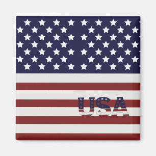Aimant America Drapeau américain Motif américain