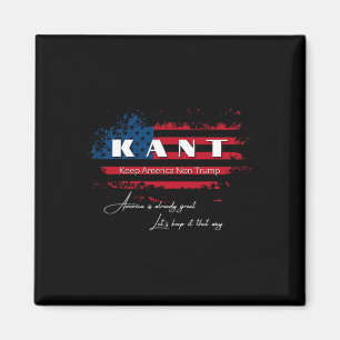 Aimant America Non Trump Funny Anti Trump 2024 Pro Democr
