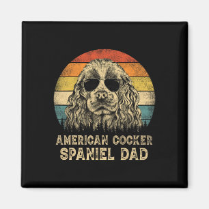 Aimant American Cocker Spaniel Papa Amoureux de les chien