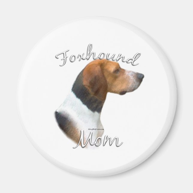 Aimant American Foxhound Mom 2 (Devant)
