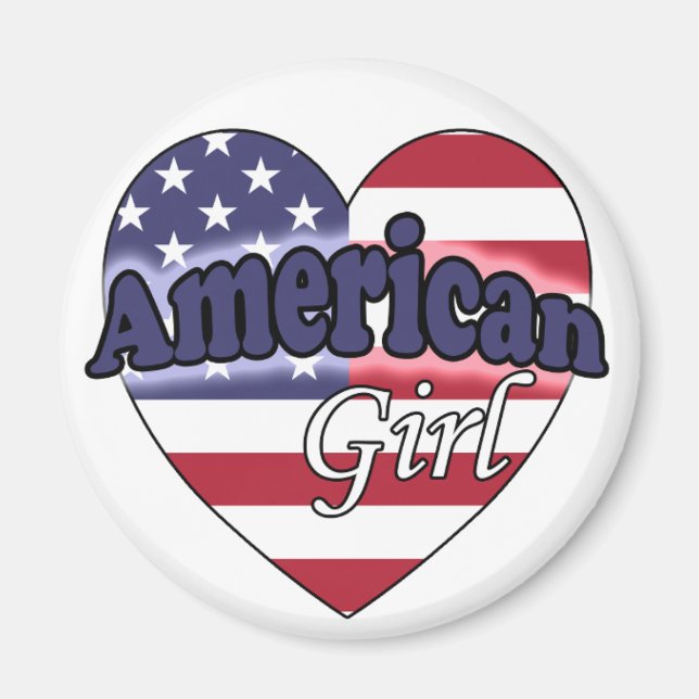 Aimant American Girl (Devant)
