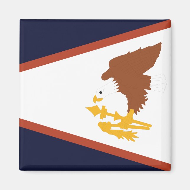 Aimant American Samoa Flag (Devant)