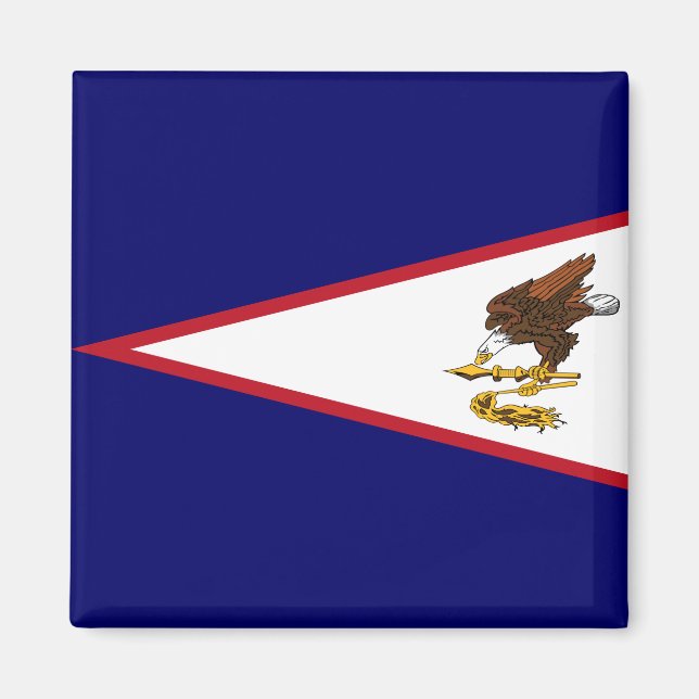 Aimant American Samoa Flag (Devant)