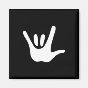 Aimant American Sign Language Love ASL Deaf Awareness
