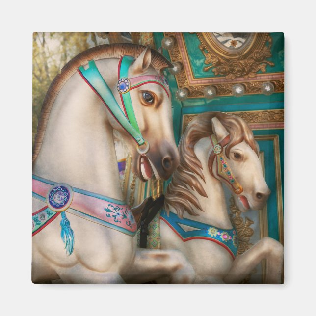 Aimant Américana - Beautés de carrousel (Devant)