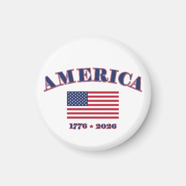 Aimant America's 250th Birthday (Devant)