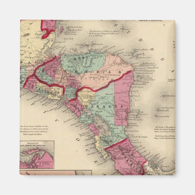 Aimant Amérique centrale 6 (Devant)