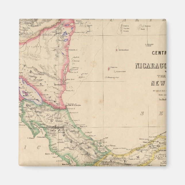 Aimant Amérique centrale 9 (Devant)