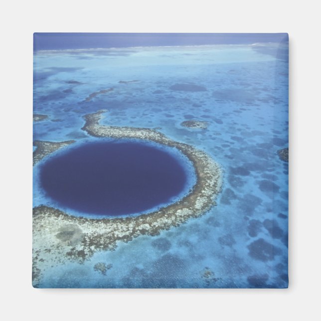 Aimant AMÉRIQUE CENTRALE, Belize, Grands récifs corallien (Devant)