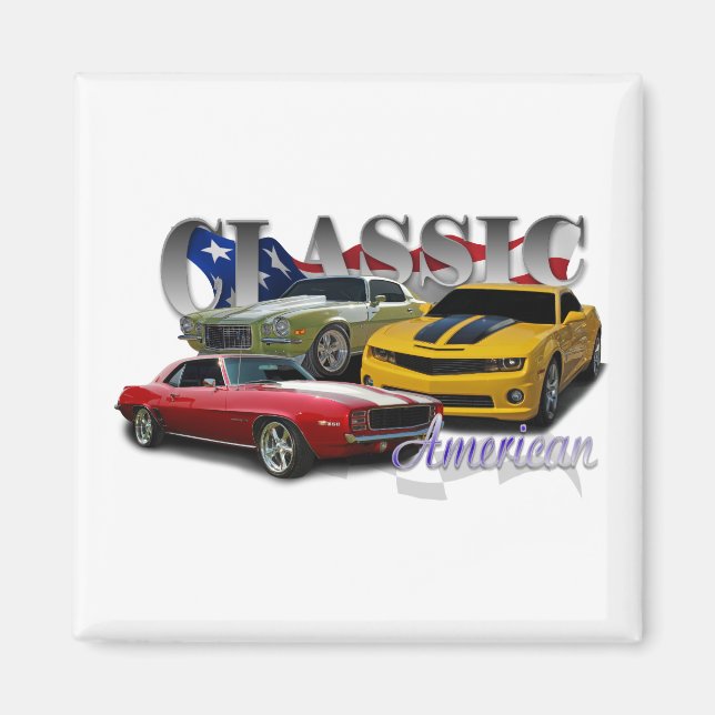 Aimant Amérique classique (Devant)