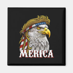 Aimant Amérique - Drapeau Patriotique Usa Aigle De Libert