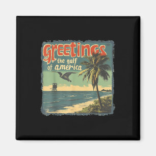 Aimant Amérique Du Golfe Des États-Unis Salutation Du Gu 