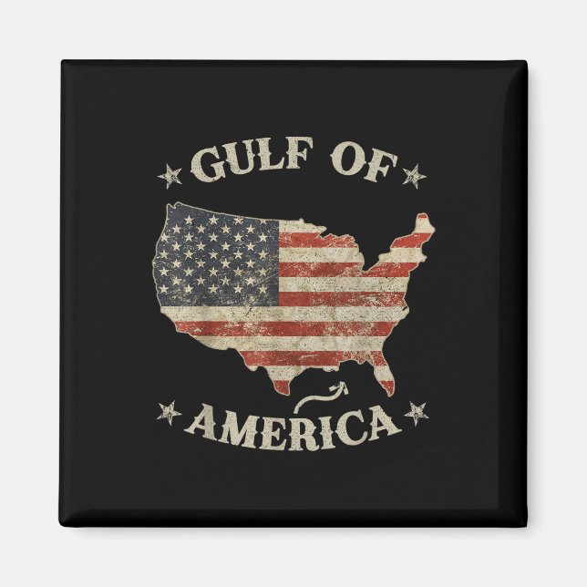 Aimant Amérique du Golfe des États-Unis Salutation Trump (Devant)