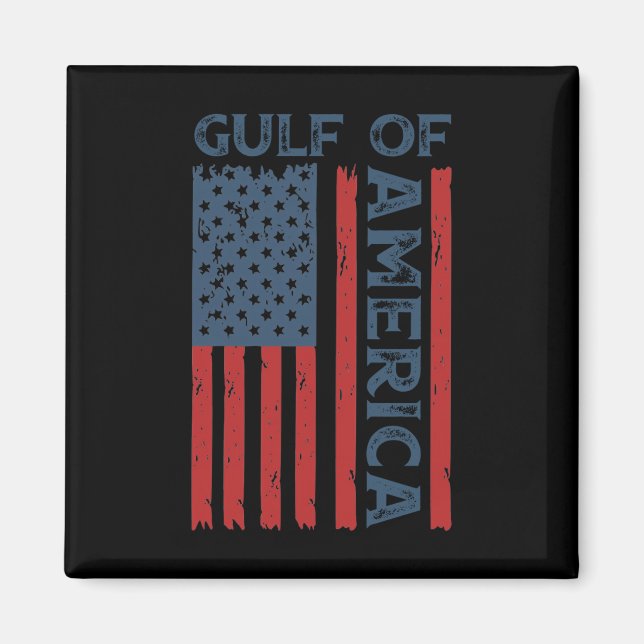 Aimant Amérique du Golfe - Golfe des États-Unis Amer drôl (Devant)