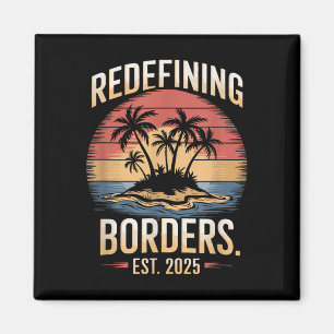 Aimant Amérique du Golfe Humour Trump Patriotique 2025