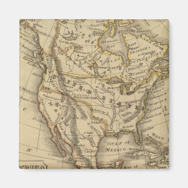 Aimant Amérique du Nord 10 (Devant)