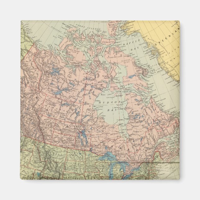 Aimant Amérique du Nord 25 (Devant)