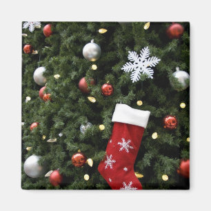 Aimant Amérique du Nord. Décorations de Noël sur arbre. 5