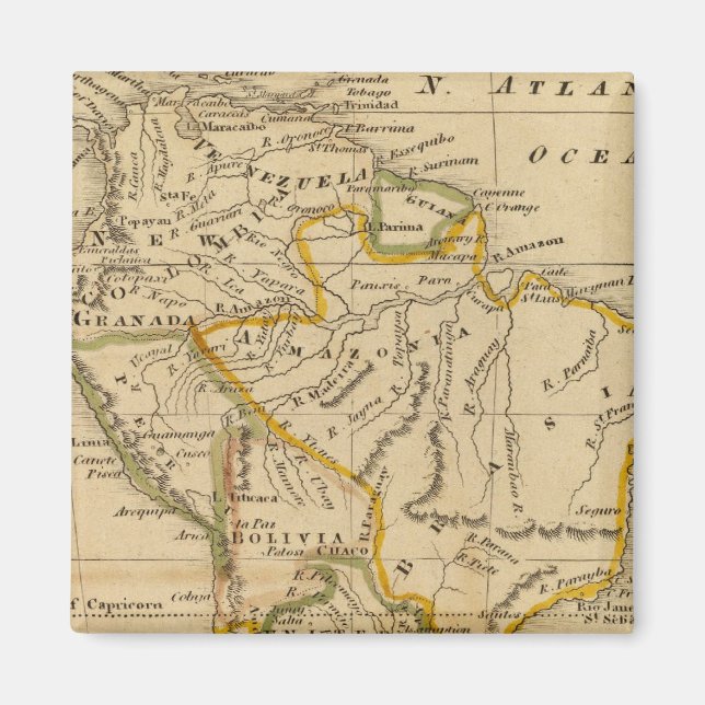 Aimant Amérique du Sud 11 (Devant)