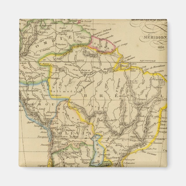 Aimant Amérique du Sud 18 (Devant)