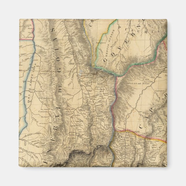 Aimant Amérique du Sud 32 (Devant)