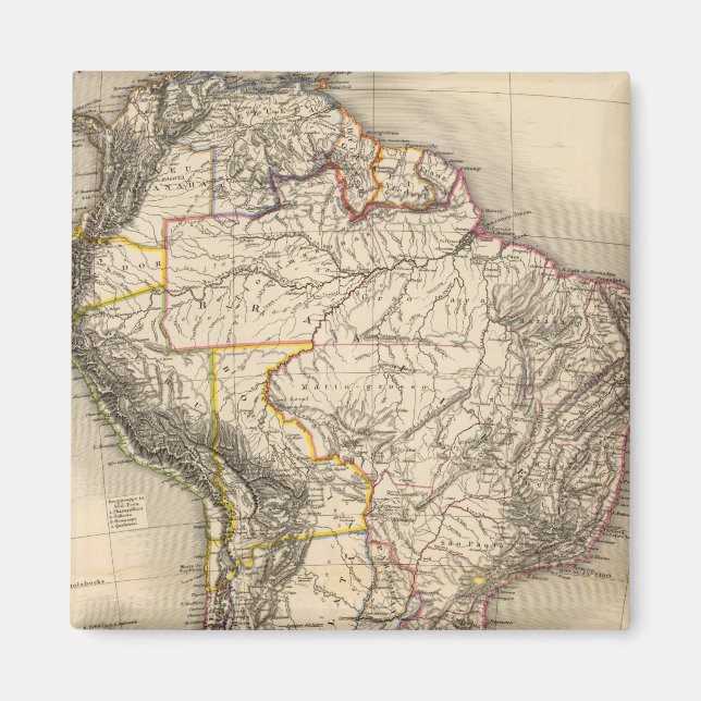 Aimant Amérique du Sud 32 (Devant)