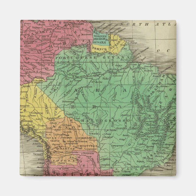 Aimant Amérique du Sud 37 (Devant)