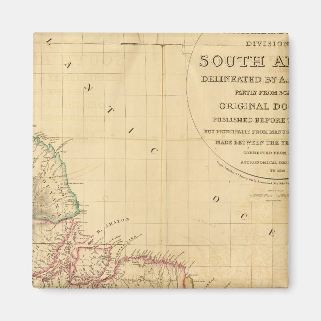 Aimant Amérique du Sud 5 (Devant)